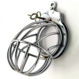 Cage de chasteté metal squelette