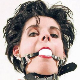 Ball gag Gusto blanc