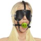 Ball gag harnais cache yeux