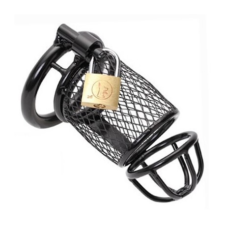 Cage de chasteté metal lancelot G black