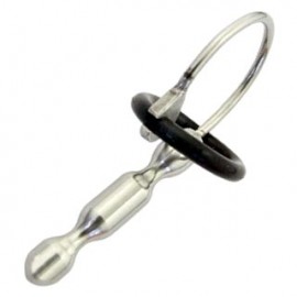Plug de penis stretch avec anneau en silicone