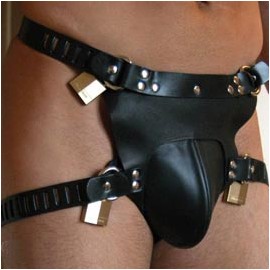 Ceinture de chasteté homme cache-sexe