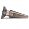 Plug anal transparent noir