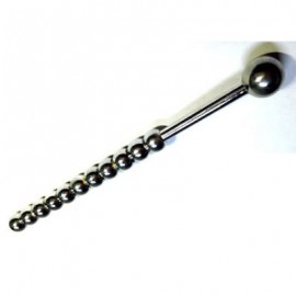 Penis plug metal 11 boules 11cm