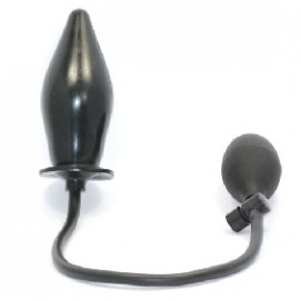 Plug anal gonflable noir