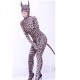 Catsuit leopard avec queue et oreilles