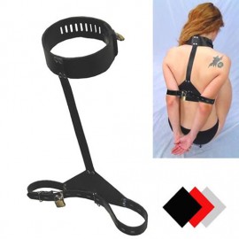 Courroie de bondage pour cou et bras