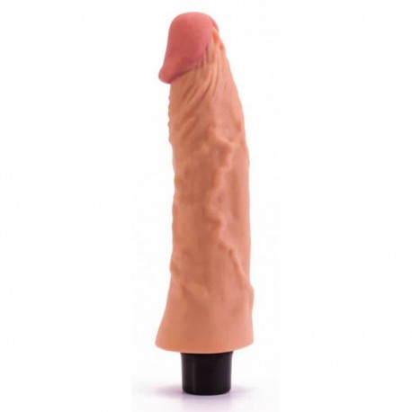 Dildo vibrant réaliste Real Softee 17 cm