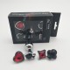 Coffret plug anal poker 4 embouts rouges et noirs