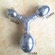 Plug anal métal 3 boules 