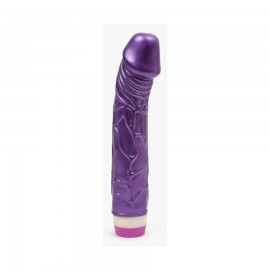 Gode vibrant réaliste violet 19,5cm