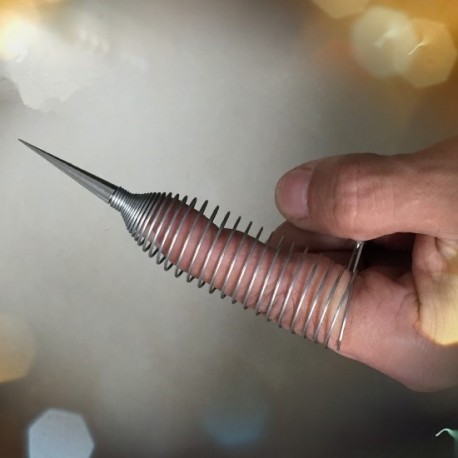 Gaine de doigt à pique en acier inoxydable spécial bondage