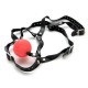 Harnais ball gag rouge