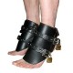 Sabots de poney en simili cuir noirs