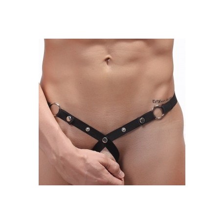 Cockring ceinture lanière