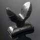Plug anal ou vaginal en forme de Y noir