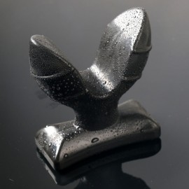 Plug anal ou vaginal en forme de Y noir