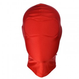 Cagoule complète en lycra rouge