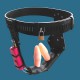 Ceinture de chasteté Relieving Nature vibro anal et plug vagin