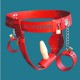 Ceinture de chasteté red Relieving Nature menotte+plug vagin