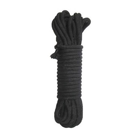 Corde de bondage en coton noir