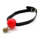 Ball gag rouge avec petite ball