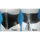 Corset sexy fétiche en cuir pour femme