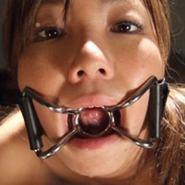 Ring gag métal spider