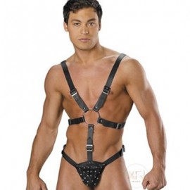 Harnais de corps de bondage pour homme