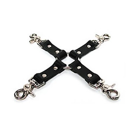 Bondage basic Hog Tie en croix