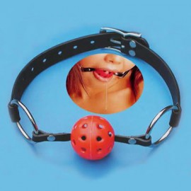 Ball gag costumes Strap rouge