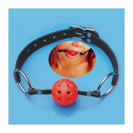 Ball gag costumes Strap rouge